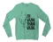 En Vazhi, Thani Vazhi (Black) Men/Unisex Long Sleeve Sweatshirt in Heather Sport Dark Green Color